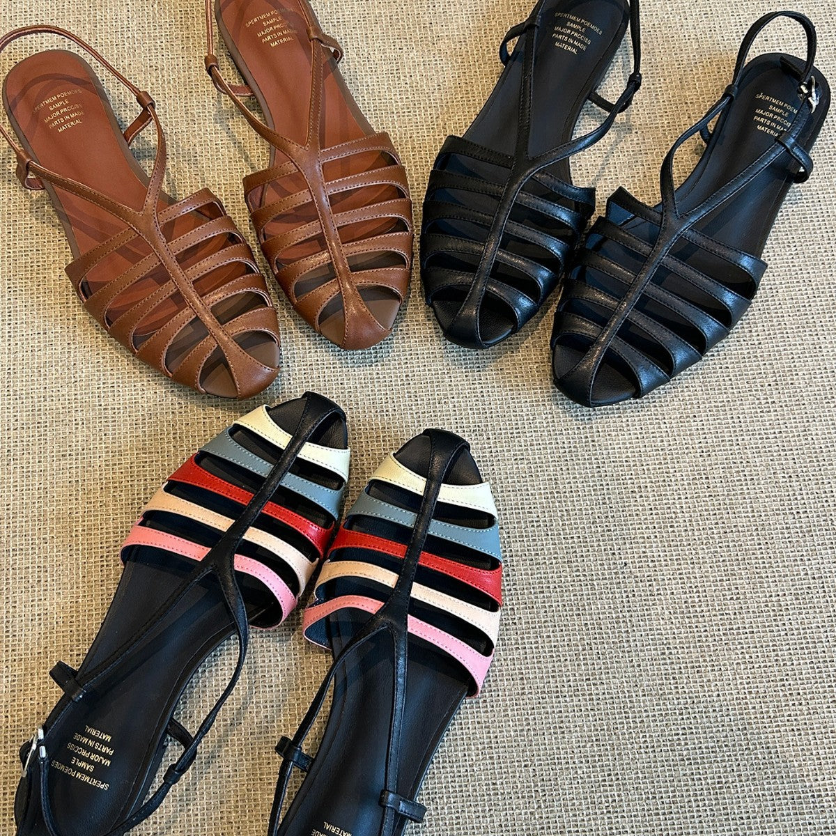 Damen Sandalen mit verstellbarem Riemen und atmungsaktivem Obermaterial R&B