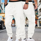 Herren Cargo-Hose mit elastischem Bund und praktischen Seitentaschen R&B