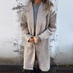 Damen Oversized Wollmantel mit eleganten Details R&B
