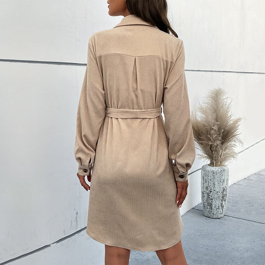 Damen Kleid aus weichem Velours R&B
