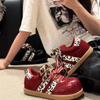 Damen Sportliche Sneakers mit modischem Animalprint und innovativem Schnürsystem R&B