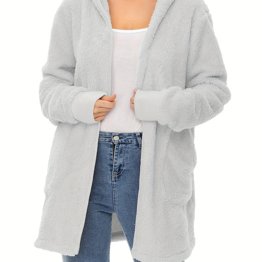 Damen weicher Fleece-Mantels R&B
