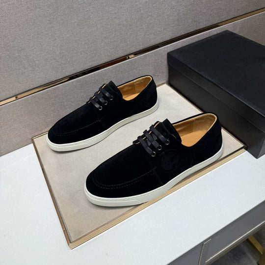 Damen Mokassin Sneakers aus weichem Wildleder mit rutschfester Sohle R&B
