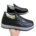Damen Bequeme und warme Slip-On Schuhe mit Futter R&B