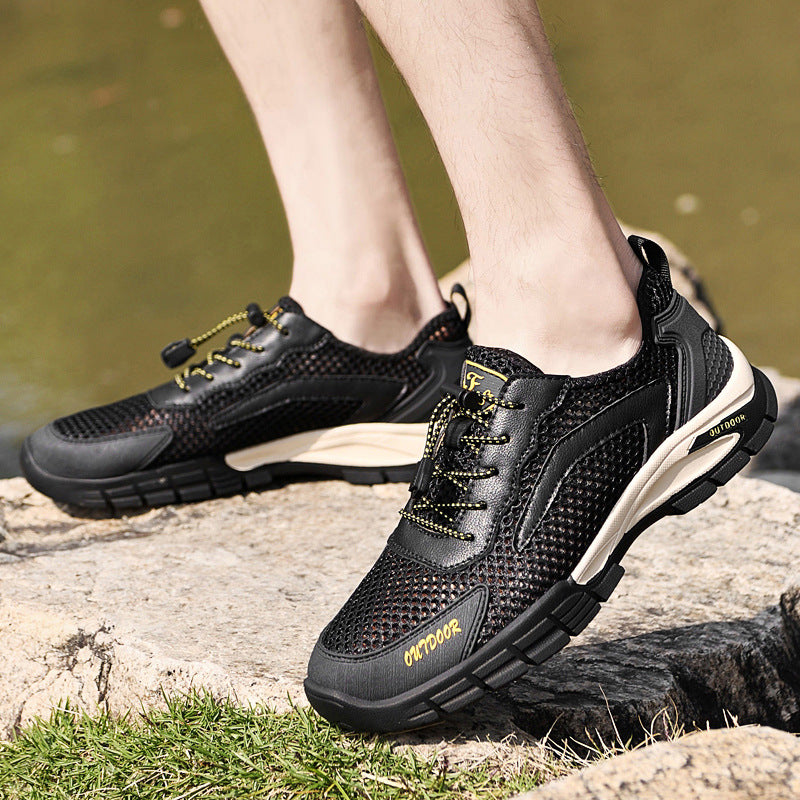 Herren Atmungsaktive Outdoor-Sneaker mit rutschfester Sohle R&B