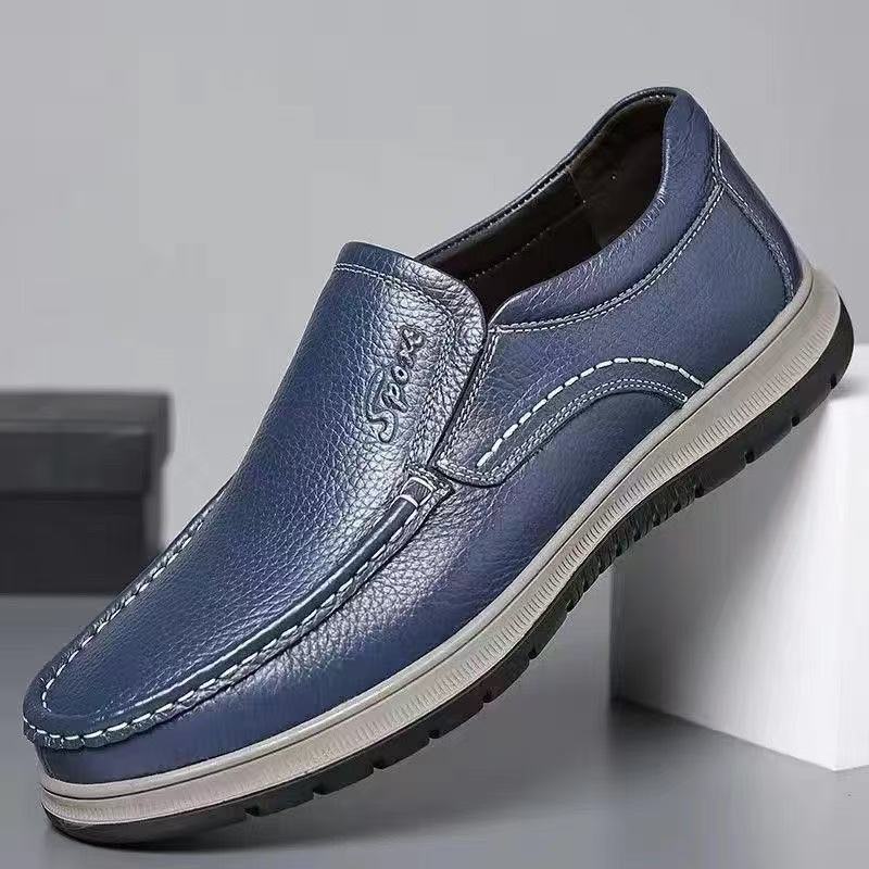Damen Bequeme Slipper aus hochwertigem Leder mit rutschfester Sohle R&B