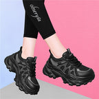 Damen Sportliche Chunky Sneakers mit atmungsaktivem Obermaterial und rutschfester Sohle R&B