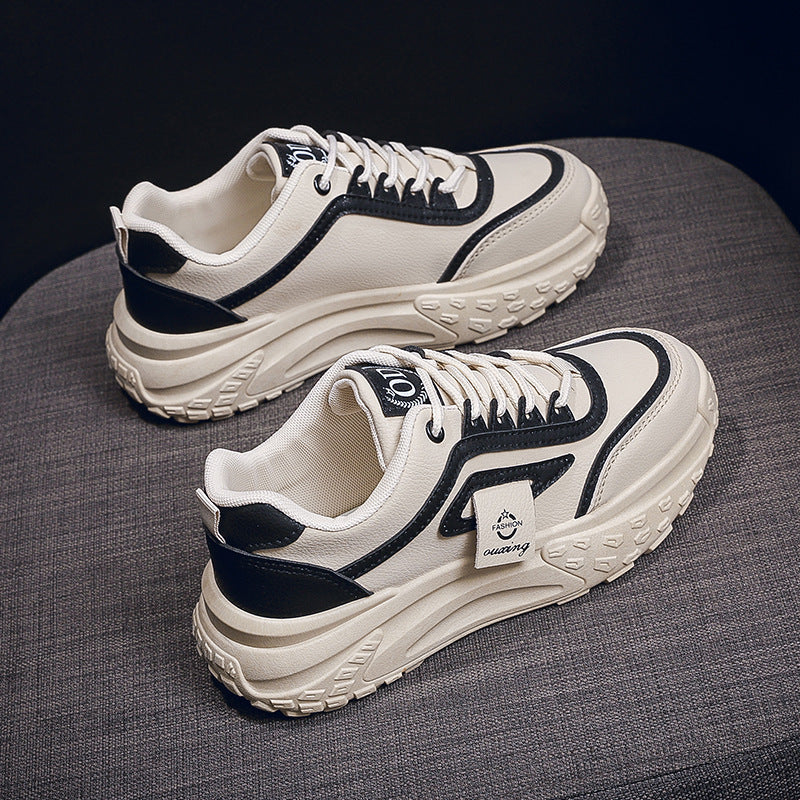 Damen Sportliche Sneaker mit stabiler Laufsohle und atmungsaktiver Oberflächenstruktur R&B