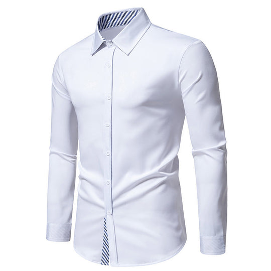 Herren LANGARMHEMD MIT MODERNEM STREIFENDESIGN R&B
