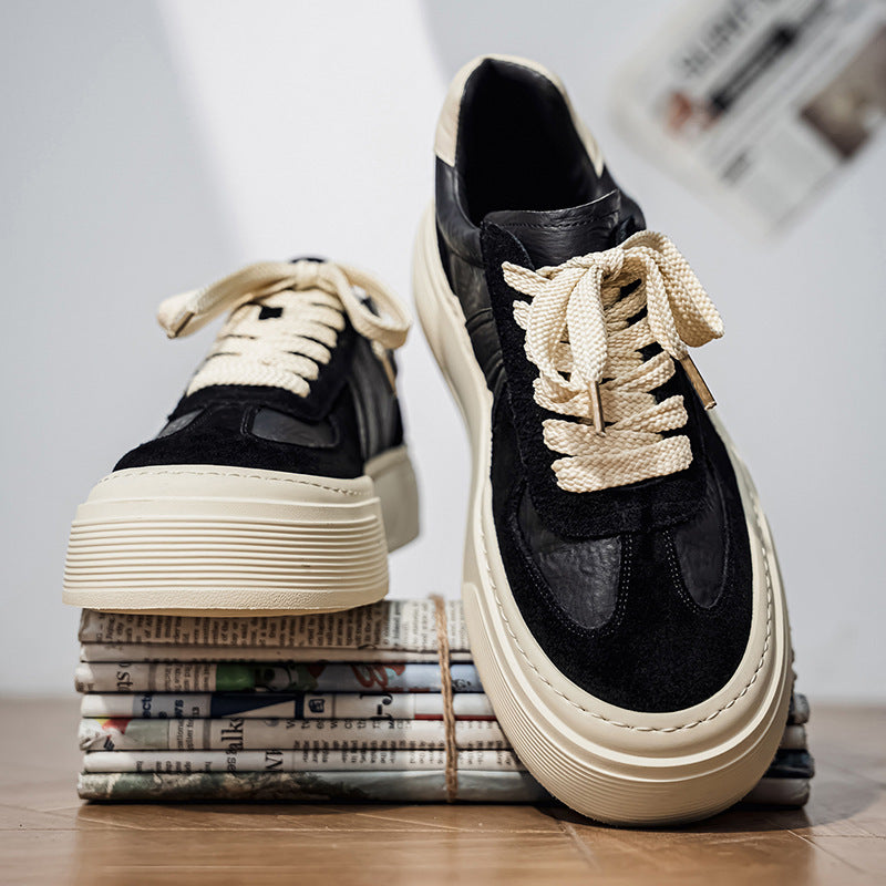 Damen modische Chunky Sneaker mit gepolsterter Sohle und strapazierfähigem Obermaterial R&B