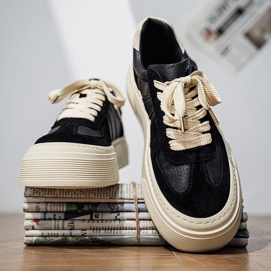 Damen modische Chunky Sneaker mit gepolsterter Sohle und strapazierfähigem Obermaterial R&B