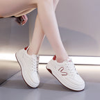 Damen modische Sneaker mit dicker Profilsohle und atmungsaktivem Obermaterial R&B