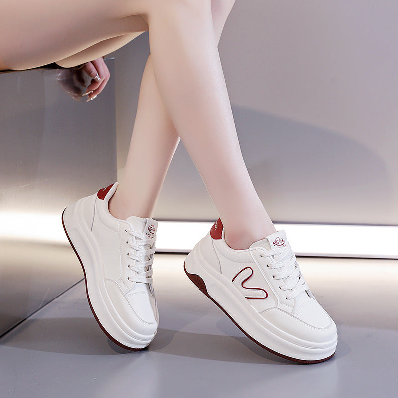Damen modische Sneaker mit dicker Profilsohle und atmungsaktivem Obermaterial R&B