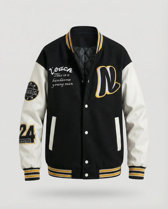 Herren Collegejacke mit Klassischen Details R&B