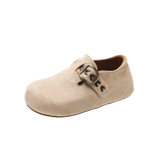Damen Clogs mit komfortablem Kunstleder-Obermaterial und modischer Schnalle R&B