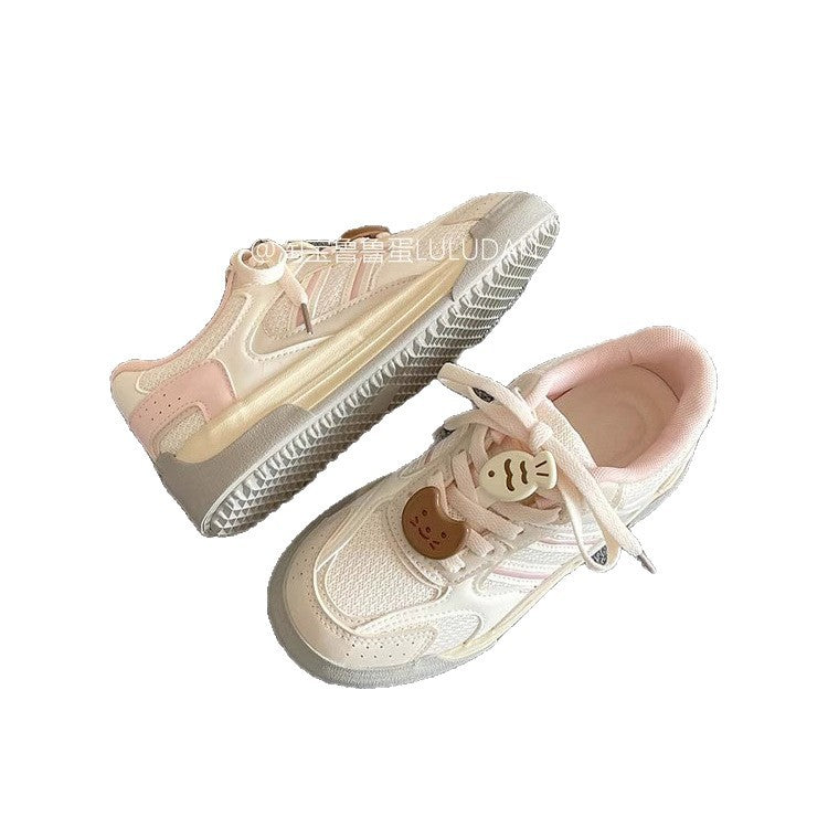 Damen Sportliche Sneakers mit innovativer Schnürsystem und atmungsaktiver Mesh-Oberfläche