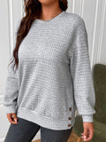 Damen lässiger Sweatshirt mit strukturiertem Design R&B
