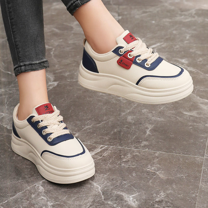 Damen modische Sneakers mit sportlicher Sohle und atmungsaktiver Obermaterialstruktur R&B