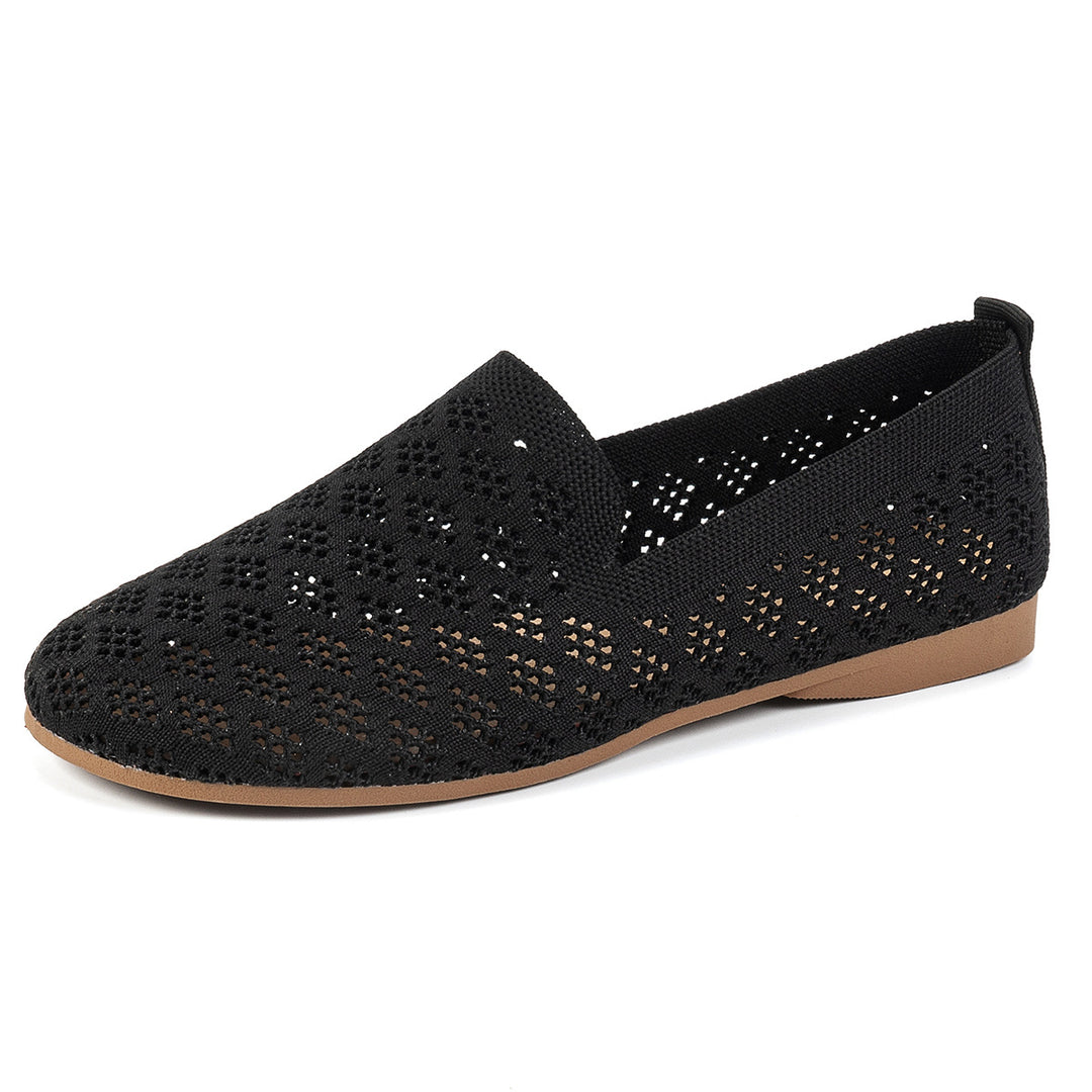Damen Atmungsaktive Slip-On Ballerinas mit perforiertem Obermaterial R&B