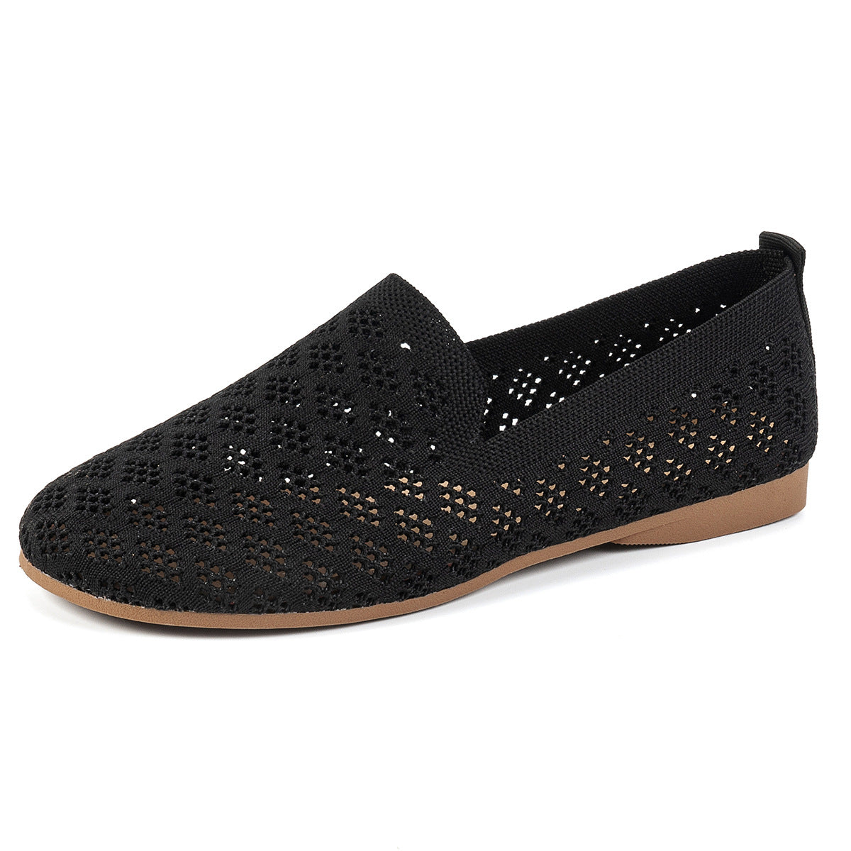 Damen Atmungsaktive Slip-On Ballerinas mit perforiertem Obermaterial R&B