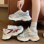 Damen Sportliche Chunky Sneakers mit atmungsaktivem Mesh-Obermaterial R&B