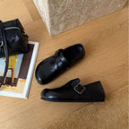Damen Mokassins mit elegantem Riemendesign aus hochwertigem Leder