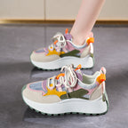 Damen Modische Sneakers mit ergonomischer Dämpfung und trendiger Sohle R&B