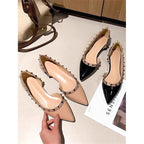 Damen spitze High Heel Pumps mit geschmücktem Riemchen R&B