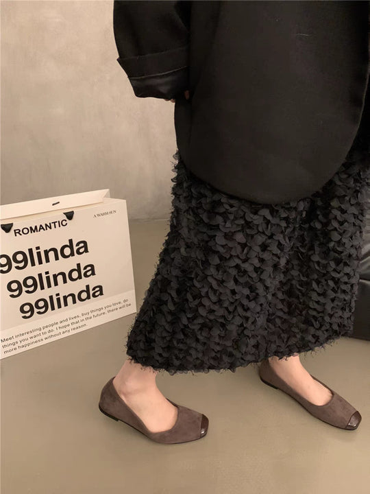 Damen Elegante und bequeme Ballerinas mit geschlossenen Zehen R&B
