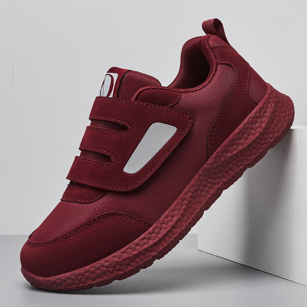 Damen Freizeitsneaker mit rutschfestem Klettverschluss und atmungsaktiver Oberflächenstruktur R&B