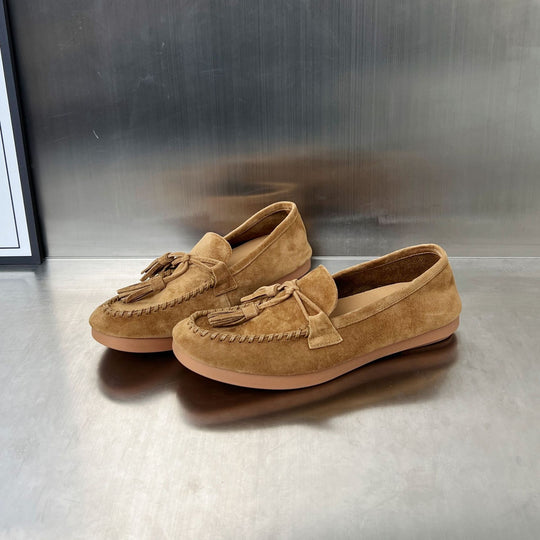 Damen Mokassins mit eleganter Quasten-Detailierung und bequemer Sohle R&B