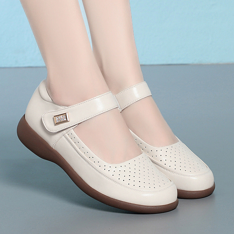 Damen Komfortable Mary Jane Ballerinas mit elegantem Verzierungsdetail R&B
