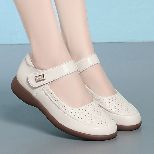 Damen Komfortable Mary Jane Ballerinas mit elegantem Verzierungsdetail R&B