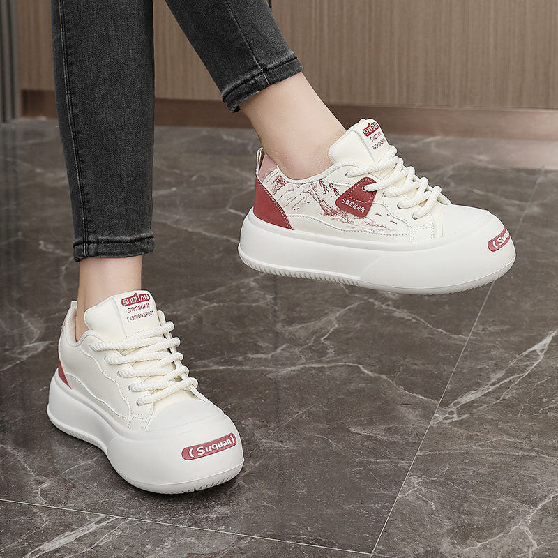 Damen modische Sneakers mit stylishen Akzenten und bequemer Laufsohle R&B