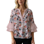 Damen Bluse mit wunderschönen floralem Design