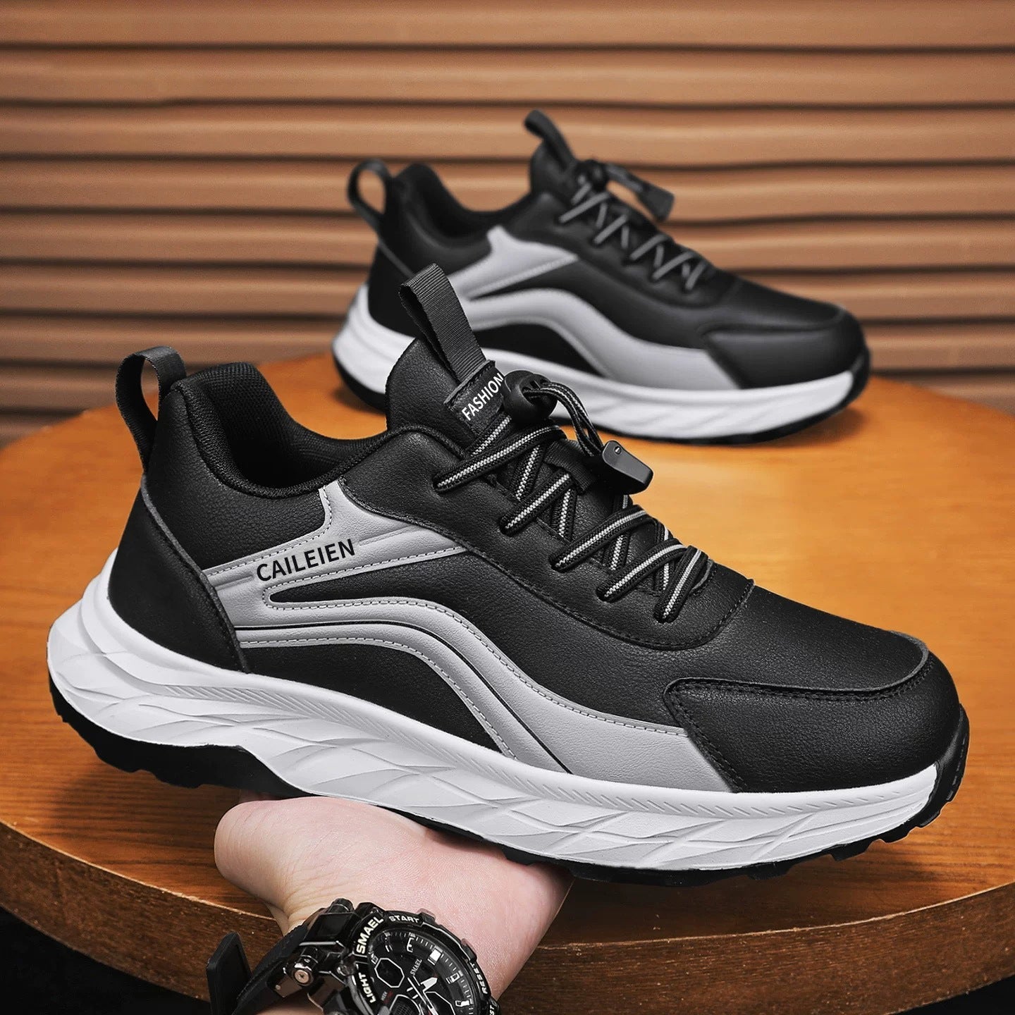 Damen Sportliche Sneakers mit rutschfester Sohle und atmungsaktivem Obermaterial
