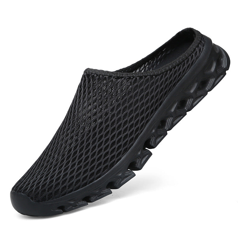 Unisex nan atmungsaktiver Mesh-Muleschuh mit flexibler Wabenlaufsohle und ergonomischem Fußbett R&B