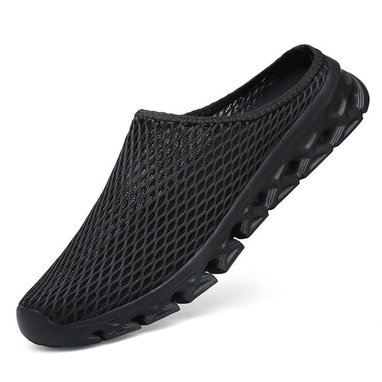 Unisex nan atmungsaktiver Mesh-Muleschuh mit flexibler Wabenlaufsohle und ergonomischem Fußbett R&B