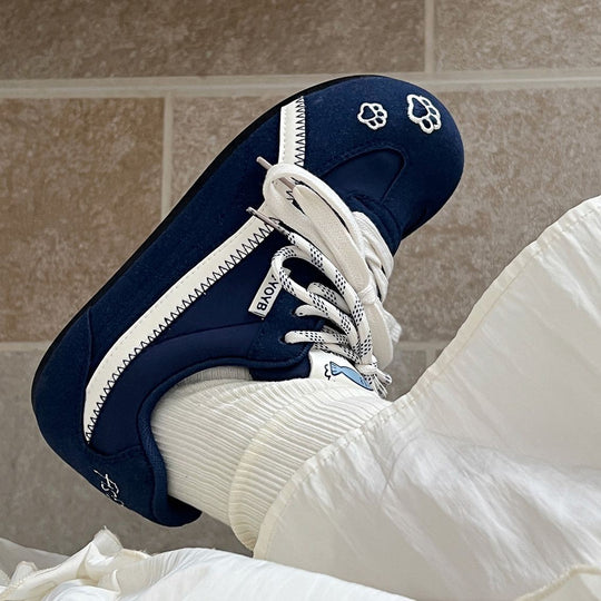 Damen Sportliche Sneaker mit rutschfester Sohle und atmungsaktiver Obermaterialstruktur R&B