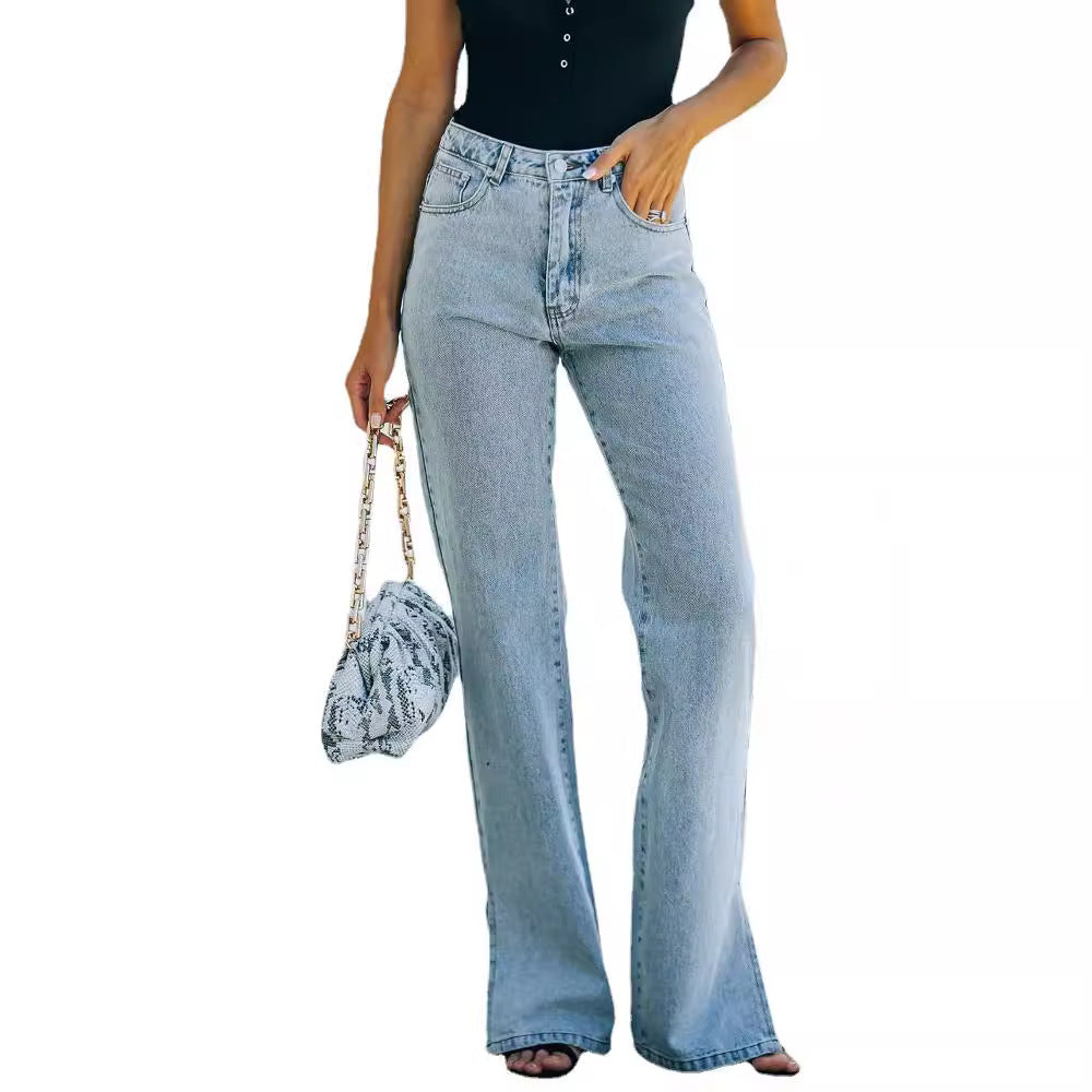 Damen Weite Jeanshose R&B