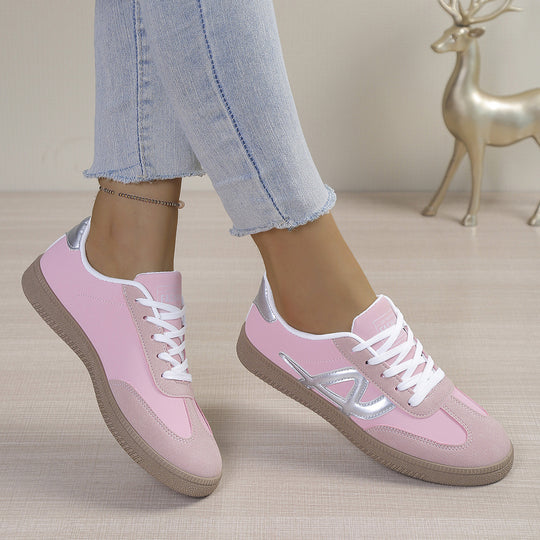 Damen Sportliche Sneakers mit glänzenden Akzenten und innovativer Sohle R&B