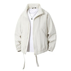 Herren leichte Freizeitjacke mit elastischen Bündchen und praktischen Taschen