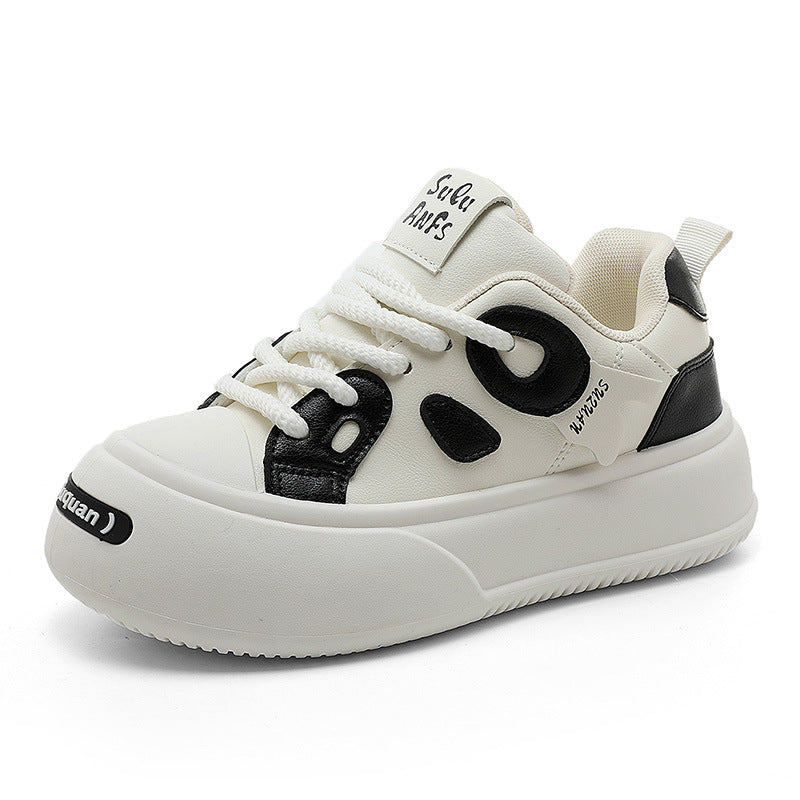 Damen modische Sneakers mit stylischem Farbkontrast und gepolsterter Laufsohle R&B