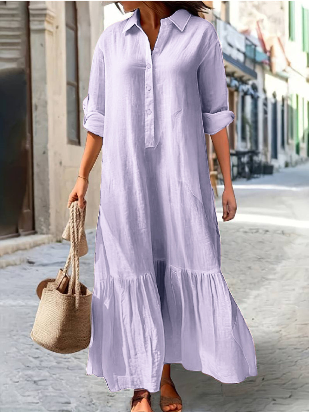 Damen Sommerkleid im lässigen Stil R&B