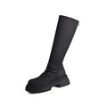 Damen hohe Gummistiefel mit rutschfester Profilsohle und elastischem Schaft R&B