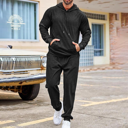Herren Kapuzenpullover und Jogginghose Set R&B