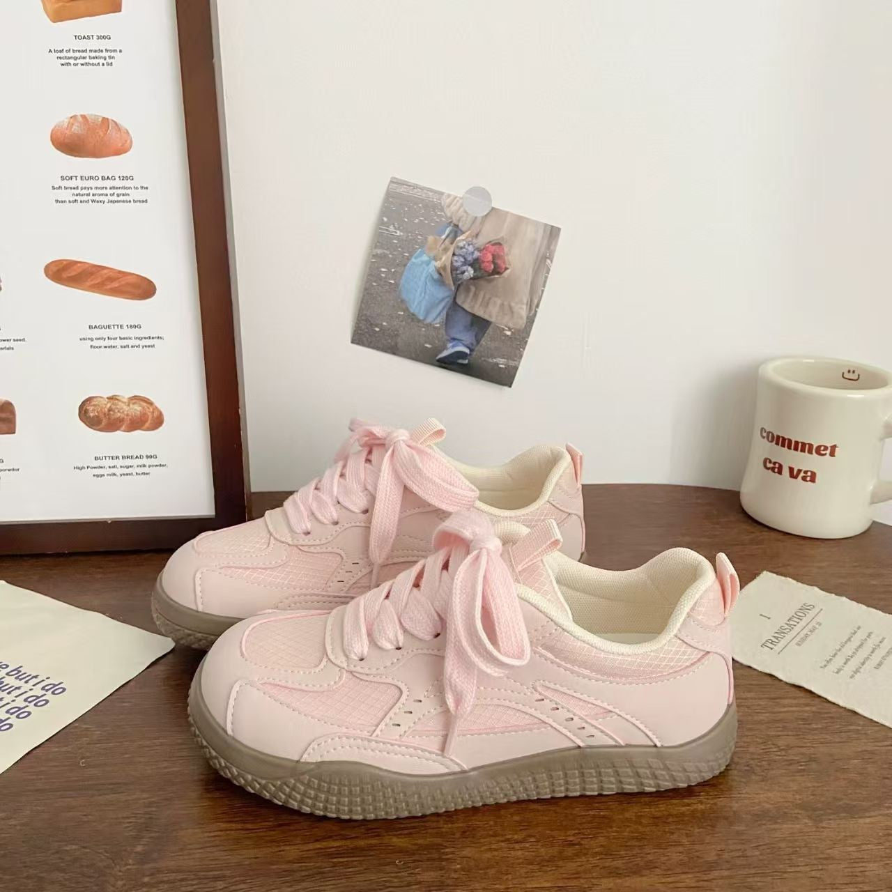 Damen Komfortable Sneakers mit modernem Design und atmungsaktiver Mesh-Oberfläche