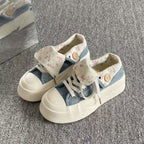 Damen Sneaker mit raffiniertem Klappdesign und weichem Innenfutter