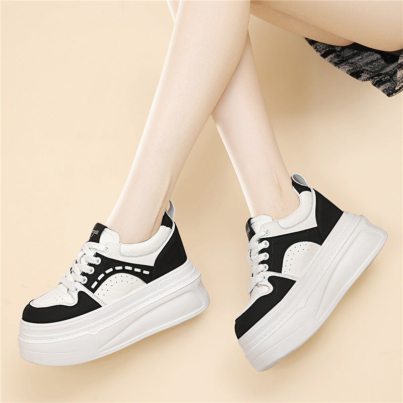 Damen Sportliche Plateau-Sneaker mit atmungsaktiver Cushion-Sohle R&B