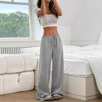 Damen komfortable Relaxhose mit weitem Schnitt und verstellbarem Kordelzug R&B